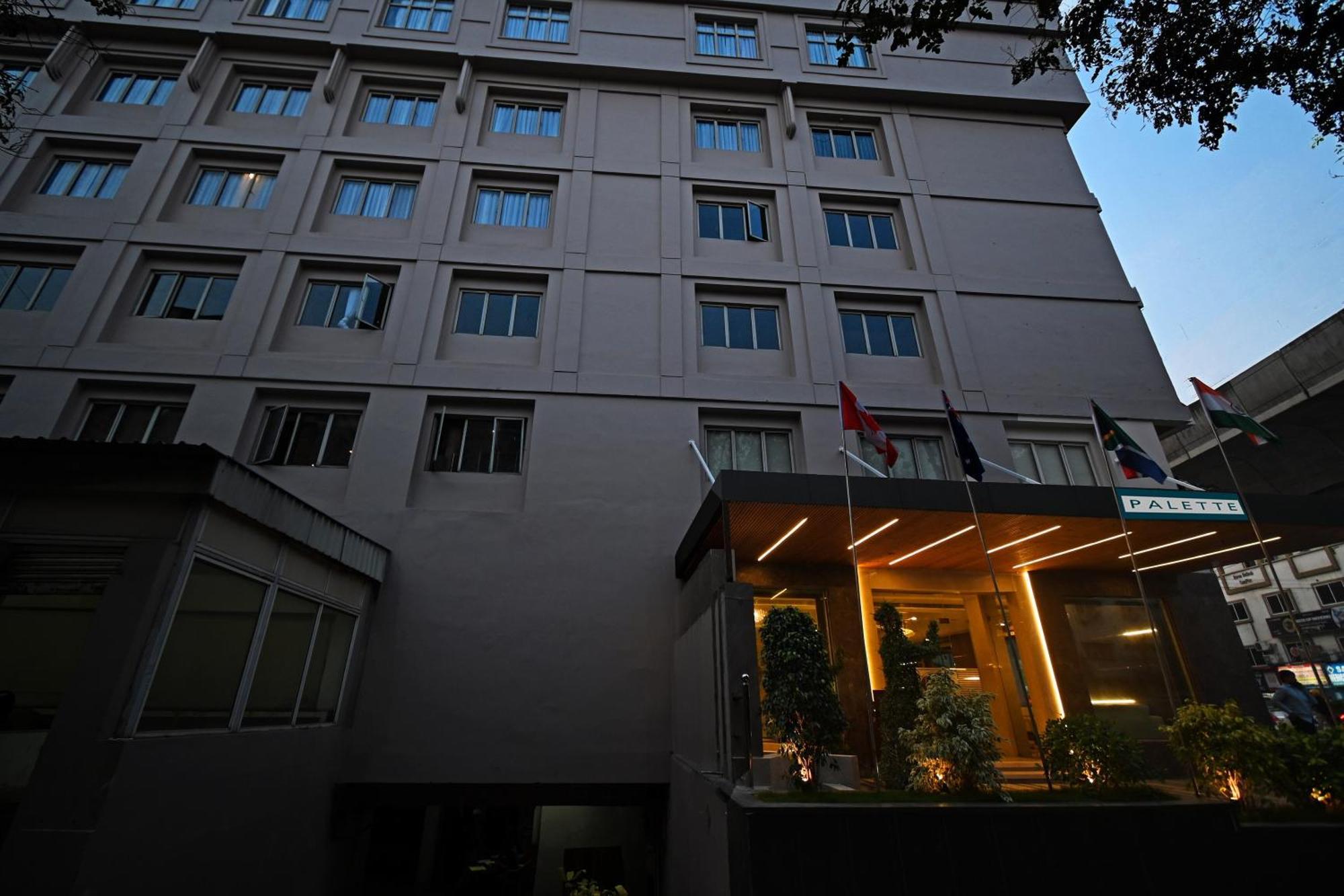 Palette Madhapur Hotel ไฮเดอราบัด ภายนอก รูปภาพ